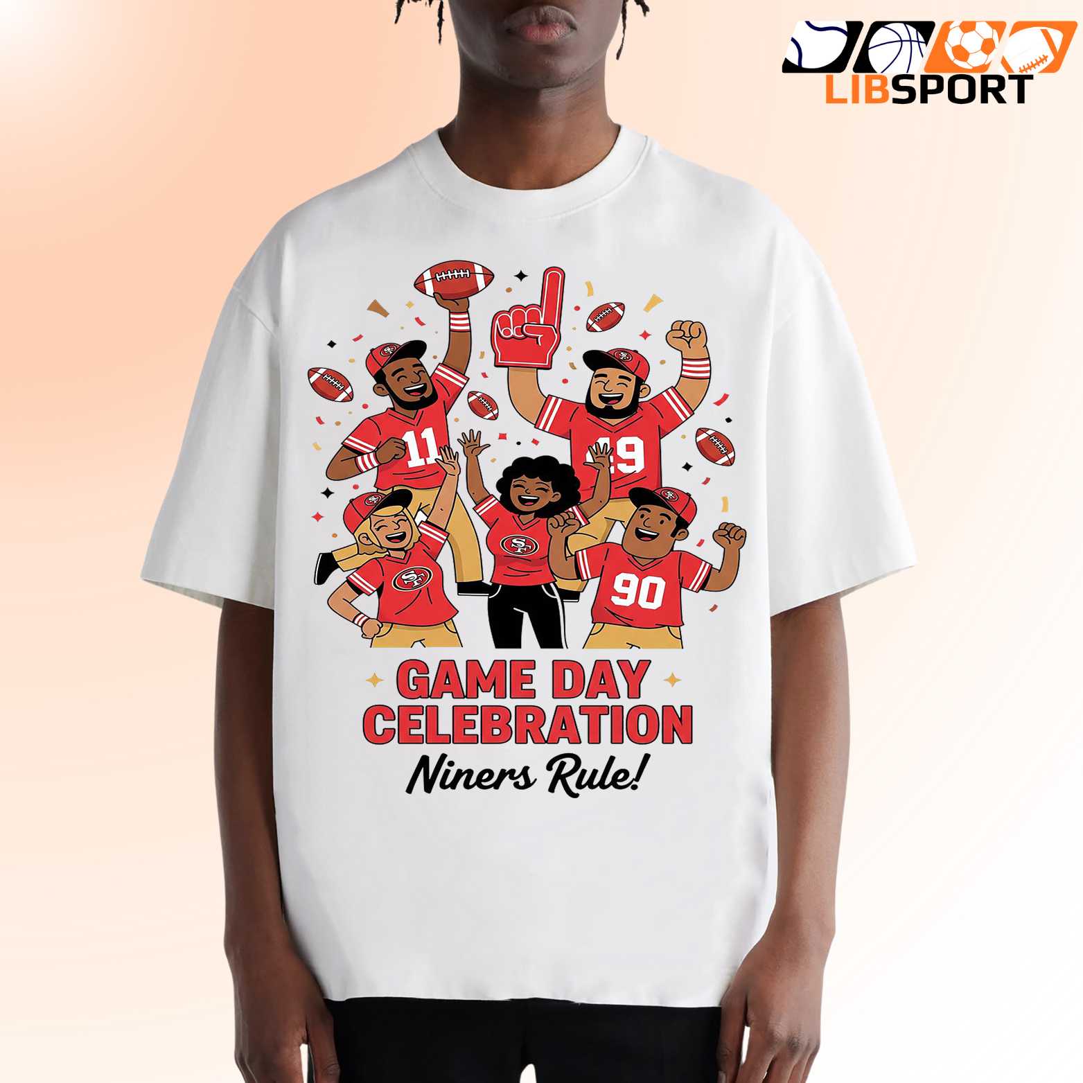 49ers Game Day Celebration T-Shirt, San Francisco 49ers Shirt, Football Fan Tee